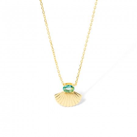 SILVER NECKLACE WITH SHELL