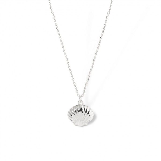 SILVER NECKLACE WITH SHELL