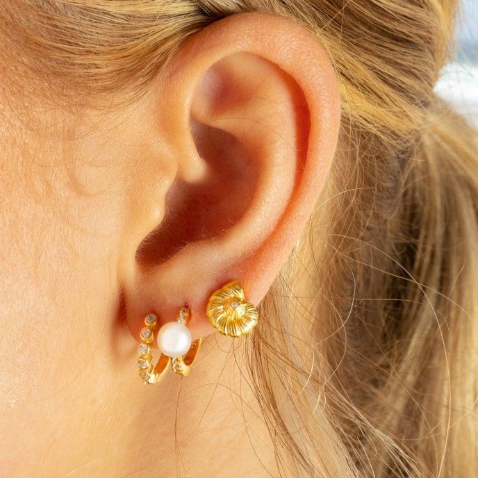 PENDIENTES CONCHA