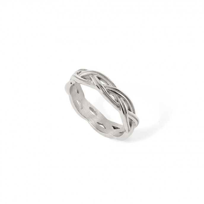 ANILLO TRENZADO DE ACERO