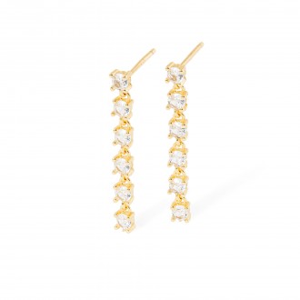 SHINY SILVER EARRINGS