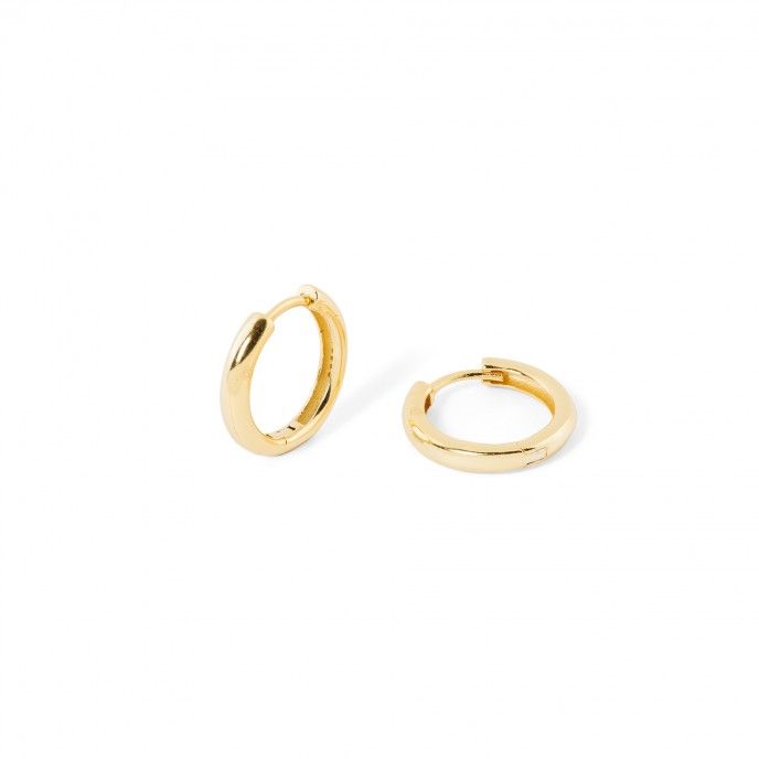 SILVER 1,2CM HOOPS