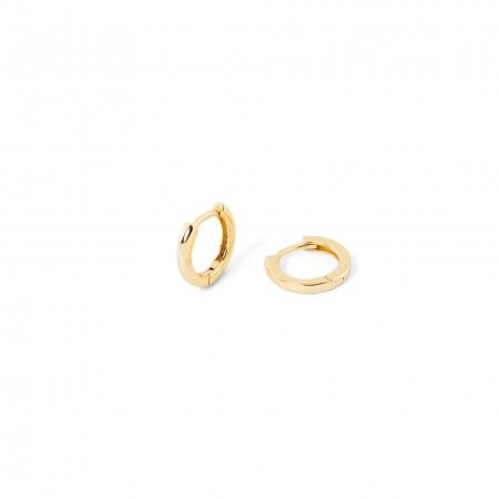 SILVER 8MM HOOPS
