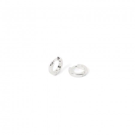 SILVER 6MM HOOPS
