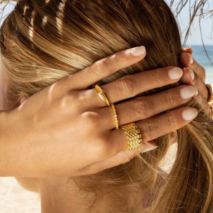 SHINY SILVER RING