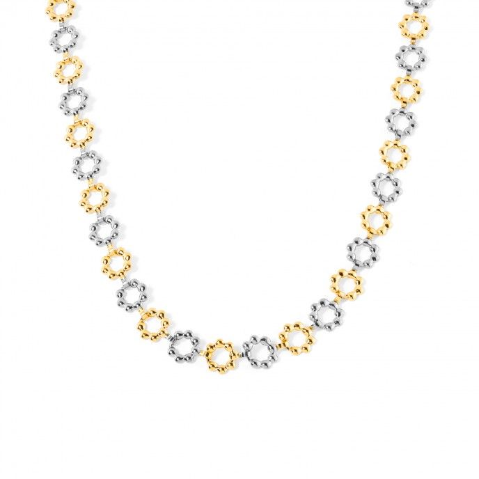 STEEL FLOWERS CHOKER