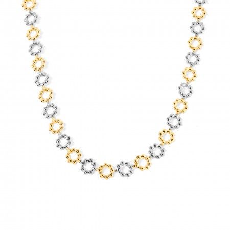 STEEL FLOWERS CHOKER
