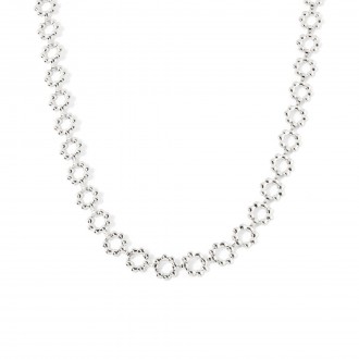 STEEL FLOWERS CHOKER