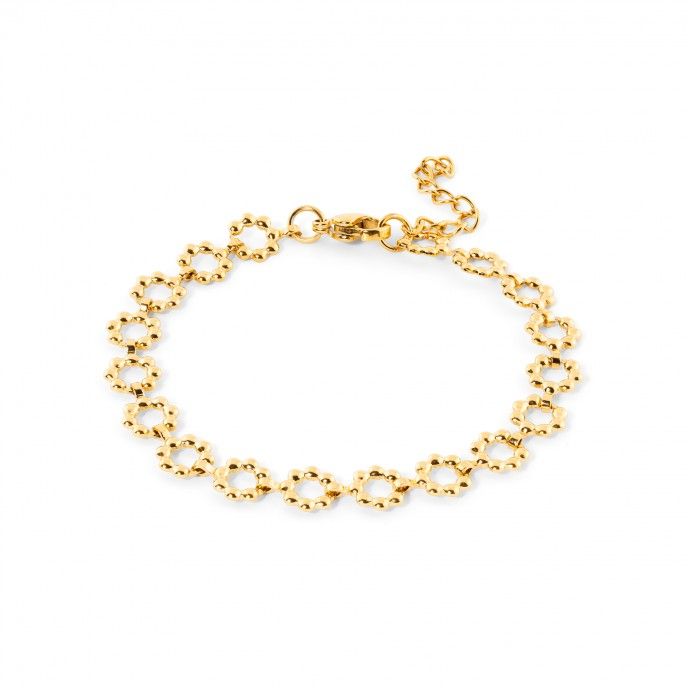 STEEL FLOWERS BRACELET