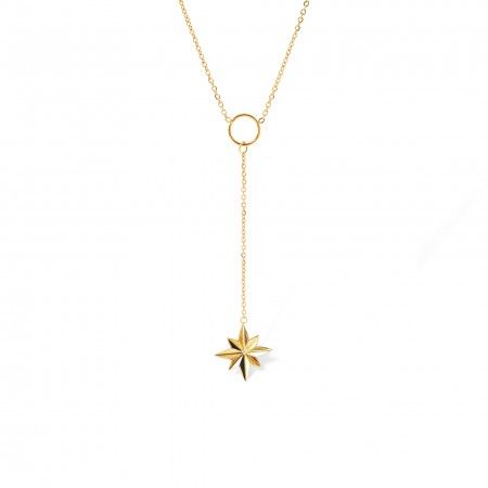 STEEL NECKLACE WITH STAR STEEL NECKLACE WITH STAR