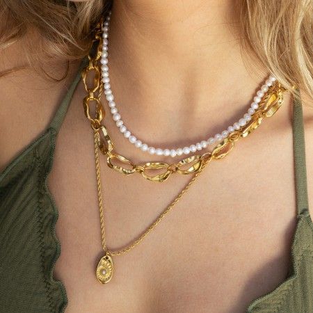 STEEL LINKS NECKLACE