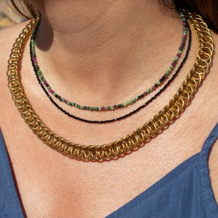 STEEL LINKS NECKLACE