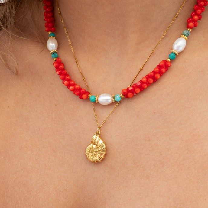 COLLAR CARACOL DE ACERO