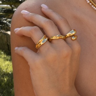 ANILLO RETORCIDO DE ACERO