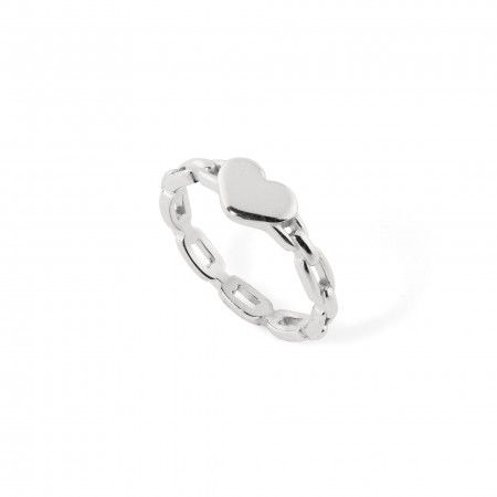 ANILLO CORAZN DE ACERO