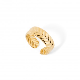 ANILLO TRENZA DE ACERO