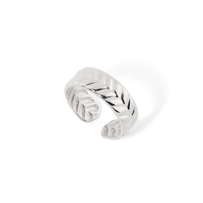 ANILLO TRENZA DE ACERO