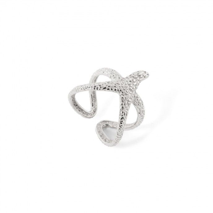 ANILLO ESTRELLA DE MAR DE ACERO