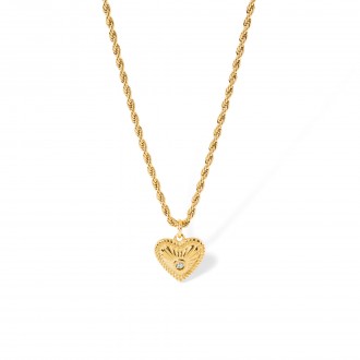 COLLAR CORAZ�N DE ACERO