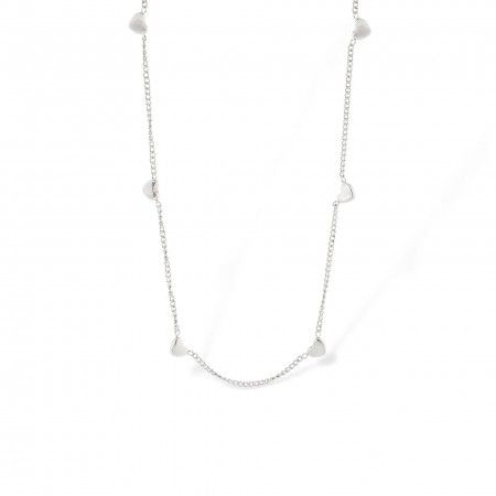 COLLAR CORAZONES DE ACERO