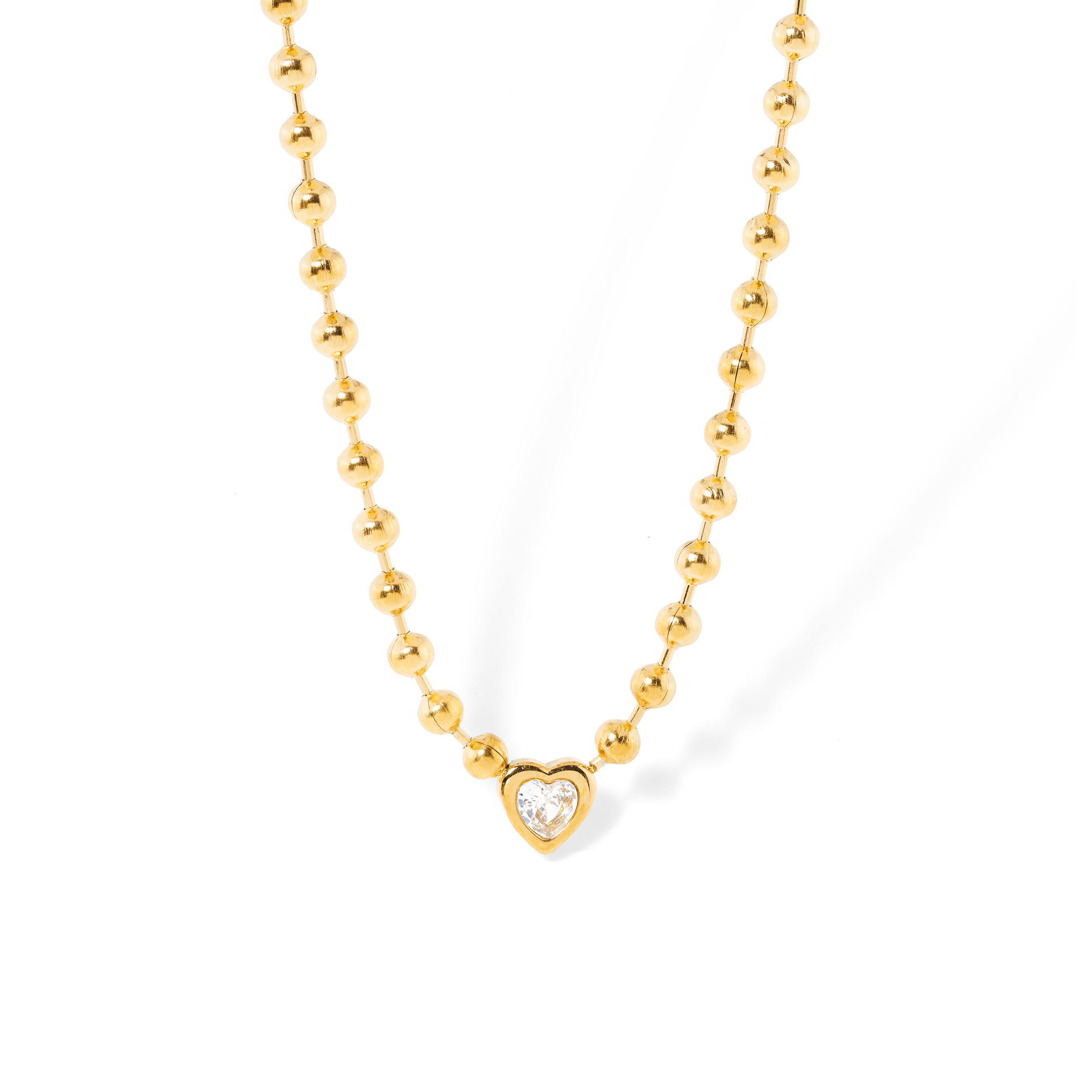 COLAR AÇO CORAÇÃO