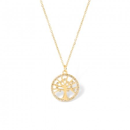TREE OF LIFE STEEL NECKLACE TREE OF LIFE STEEL NECKLACE