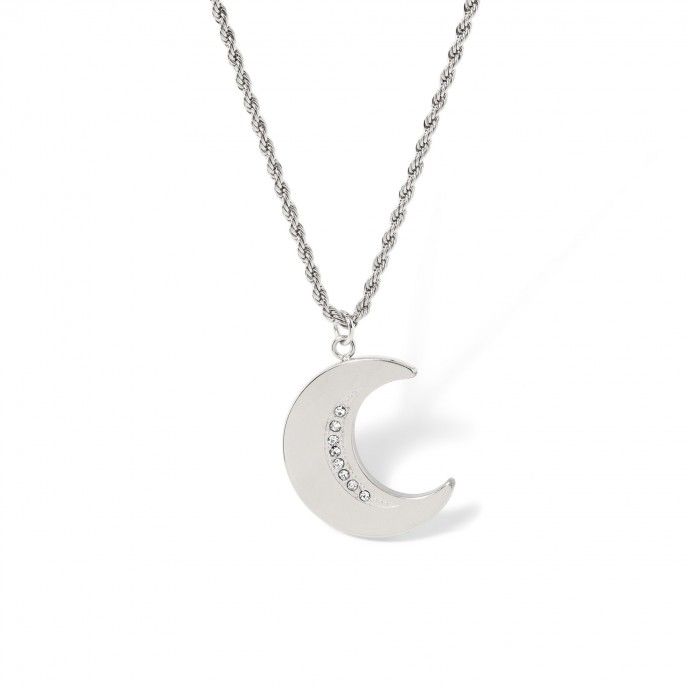 COLLAR LUNA DE ACERO