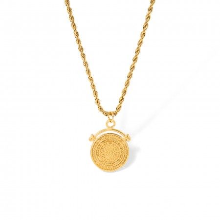 STEEL NECKLACE WITH STAR