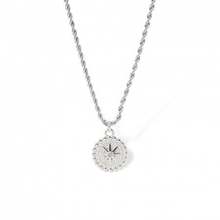 STEEL NECKLACE WITH STAR