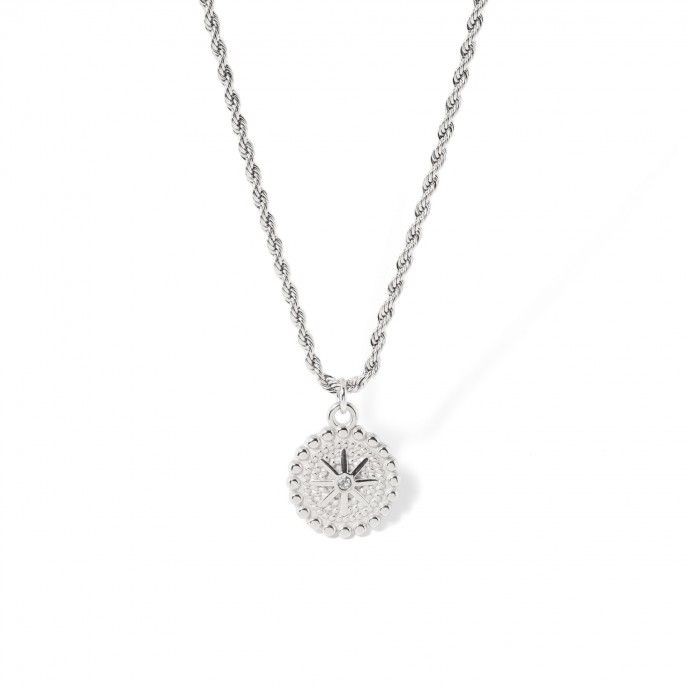 STEEL NECKLACE WITH STAR