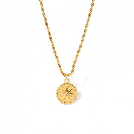 STEEL NECKLACE WITH STAR