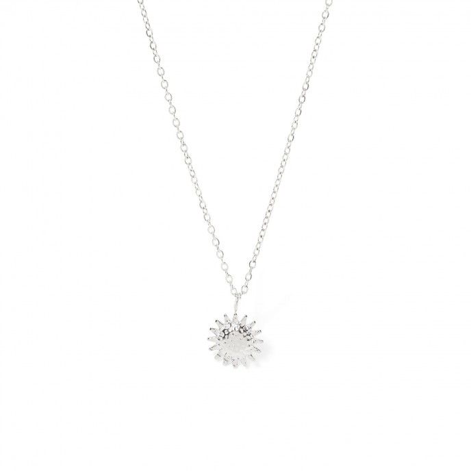 STEEL NECKLACE WITH SUN