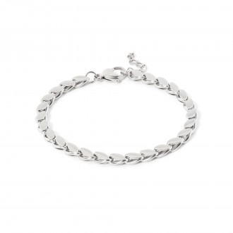 STEEL LEAVES BRACELET