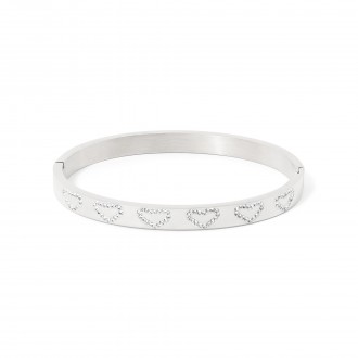 STEEL HEARTS BRACELET