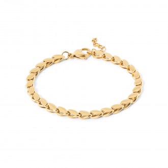STEEL LEAVES BRACELET