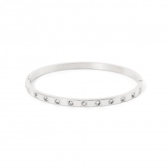 PULSERA BRILLANTE DE ACERO