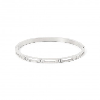 PULSERA BRILLANTE DE ACERO