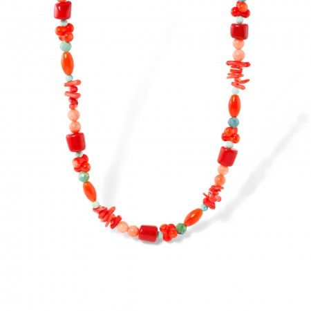 BAMBOO SILVER NECKLACE
