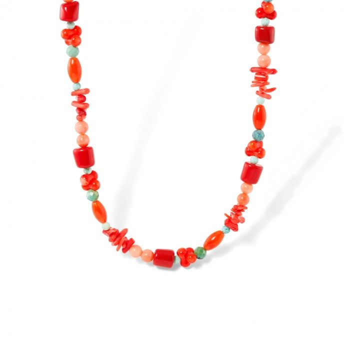 BAMBOO SILVER NECKLACE