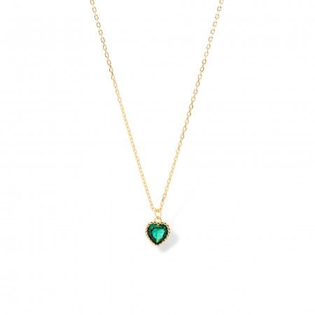 SILVER NECKLACE WITH HEART