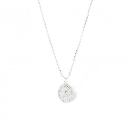 SILVER SHINY NECKLACE