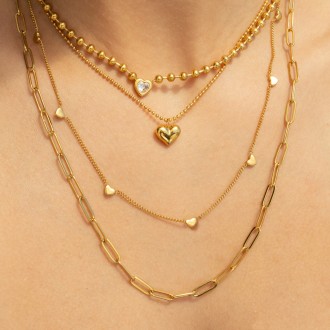 STEEL LINKS NECKLACE