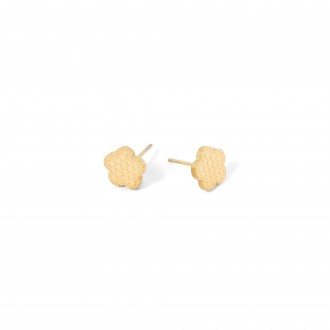 PENDIENTES FLOR DE ACERO