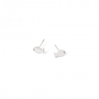 PENDIENTES PEZ DE ACERO