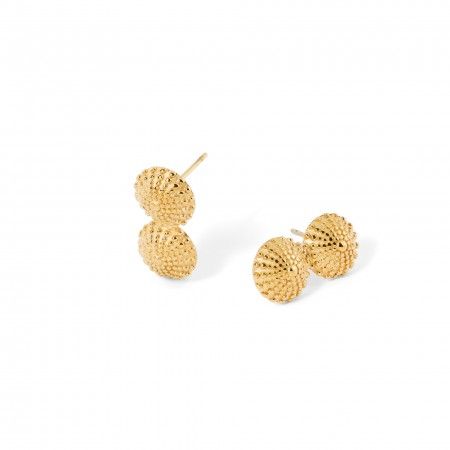 STEEL SHELL EARRINGS