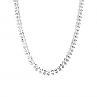 STEEL CHOKER WITH HEARTS