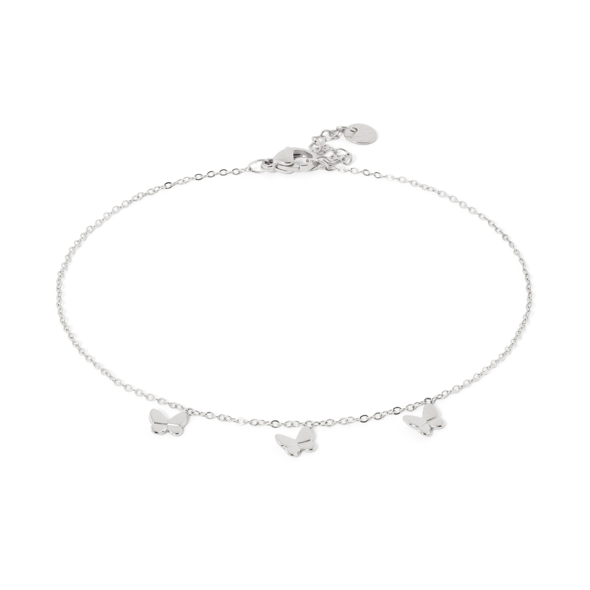 PULSEIRA PÉ AÇO BORBOLETAS