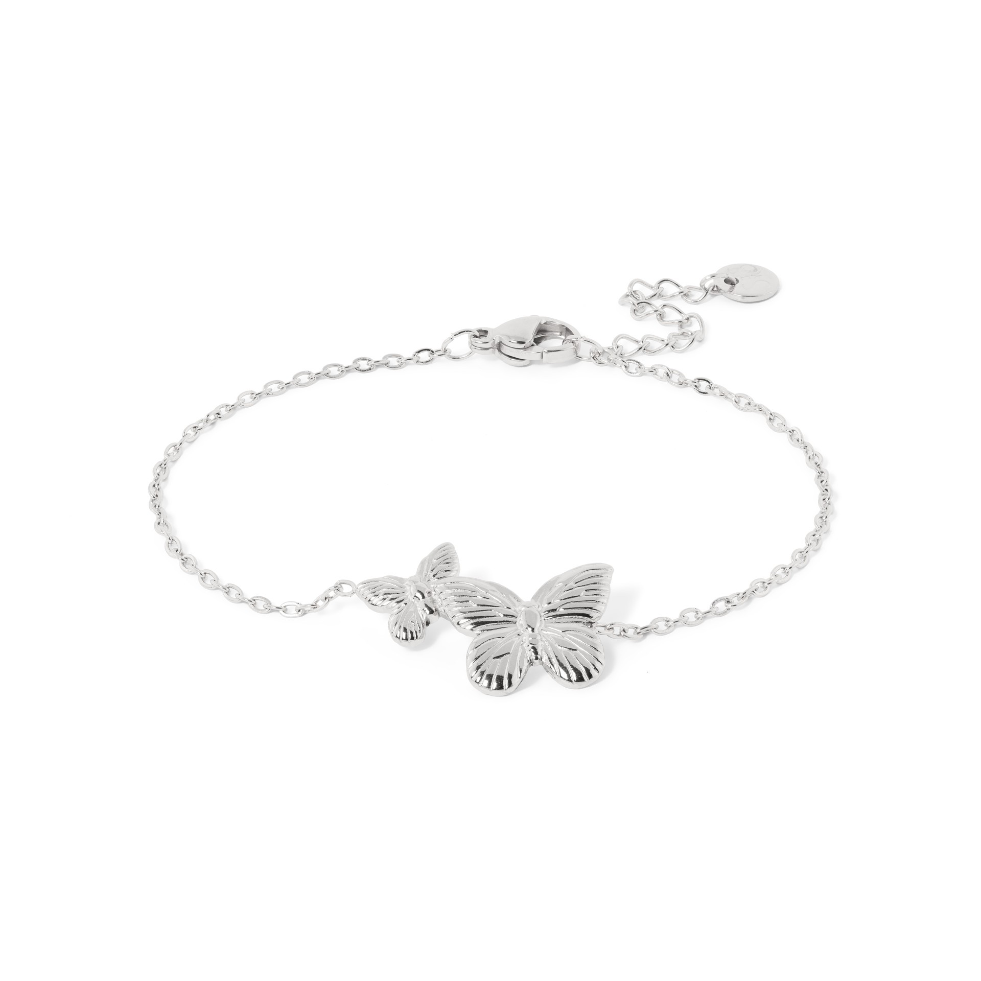 PULSEIRA AÇO BORBOLETAS