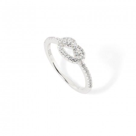 SILVER KNOT RING