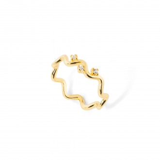 SILVER WAVE RING